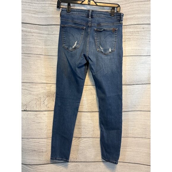 Joes Jeans Distressed Skinny Jeans Mid Rise Size 27 - Picture 3 of 4
